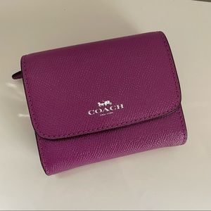 Coach purple wallet
